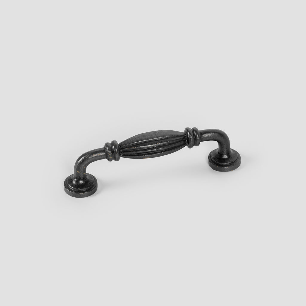 Groult Carbon Black Pull – Bold Art Deco Design in Carbon Black - Poignees D'Amour French Quincaillerie