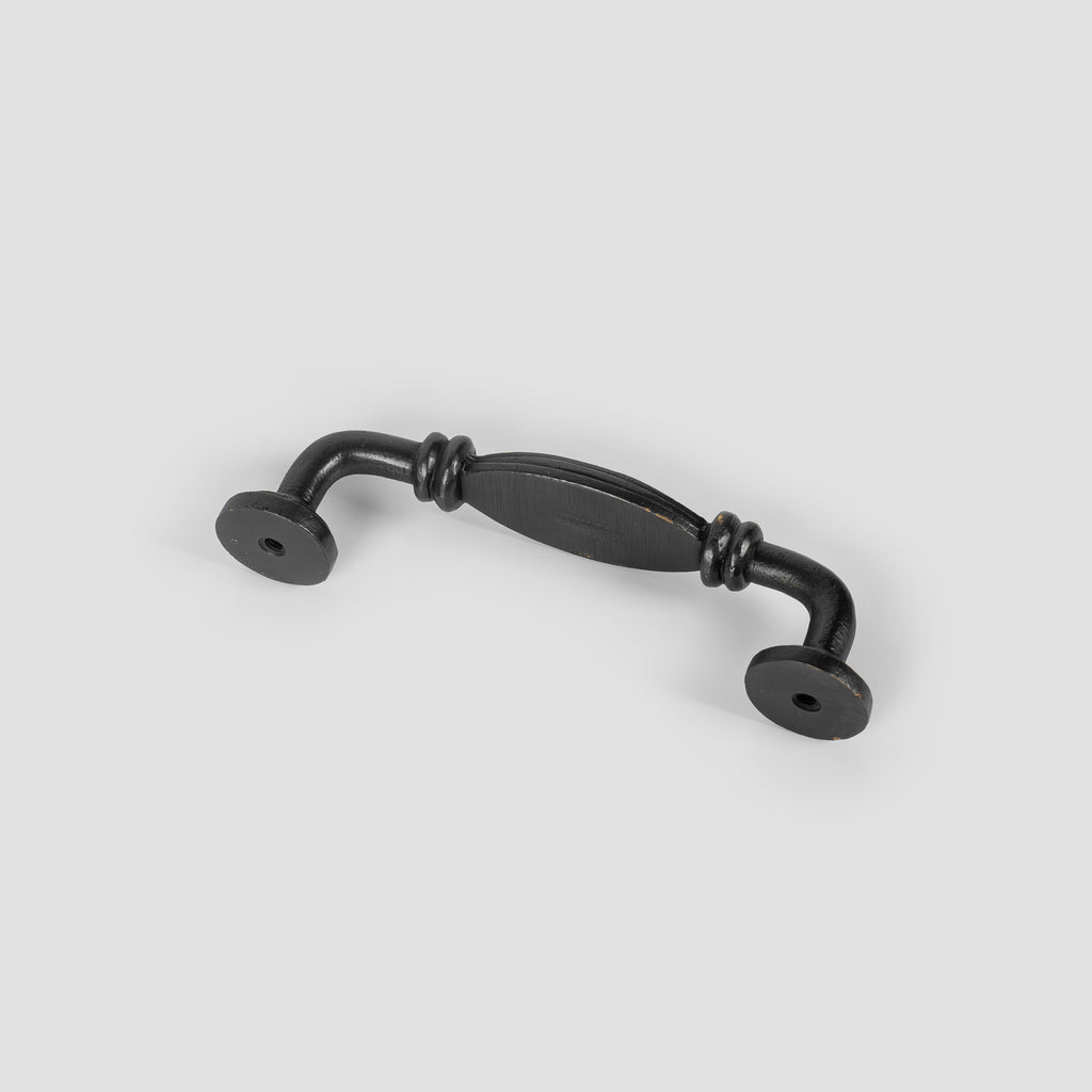 Groult Carbon Black Pull – Bold Art Deco Design in Carbon Black - Poignees D'Amour French Quincaillerie