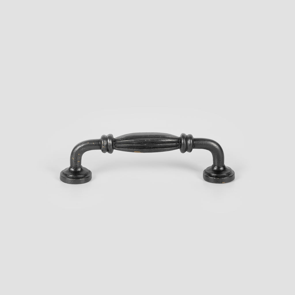 Groult Carbon Black Pull – Bold Art Deco Design in Carbon Black - Poignees D'Amour French Quincaillerie