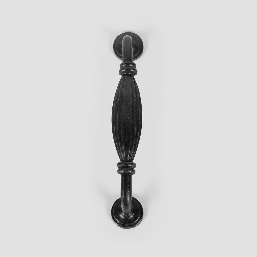 Groult Carbon Black Pull – Bold Art Deco Design in Carbon Black - Poignees D'Amour French Quincaillerie