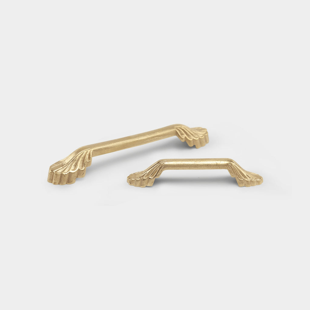 Guimard brass kitchen cabinet pull, refined addition to your culinary space.