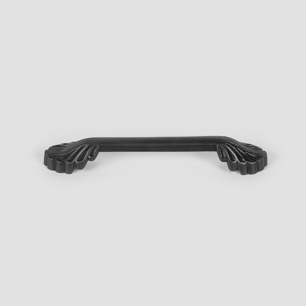 Guimard Carbon Black Pull – Art Nouveau Drama in Carbon Black Finish - Poignees D'Amour French Quincaillerie