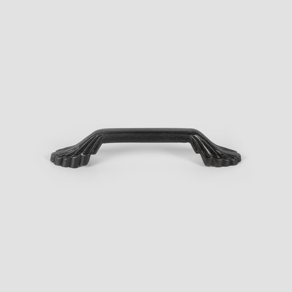 Guimard Carbon Black Pull – Art Nouveau Drama in Carbon Black Finish - Poignees D'Amour French Quincaillerie