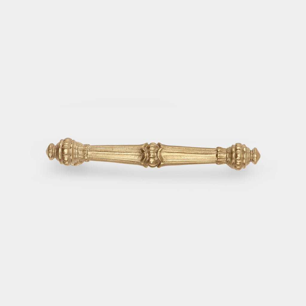 Jacob luxury brass cabinet pull, exuding timeless sophistication, perfect for upscale interiors.