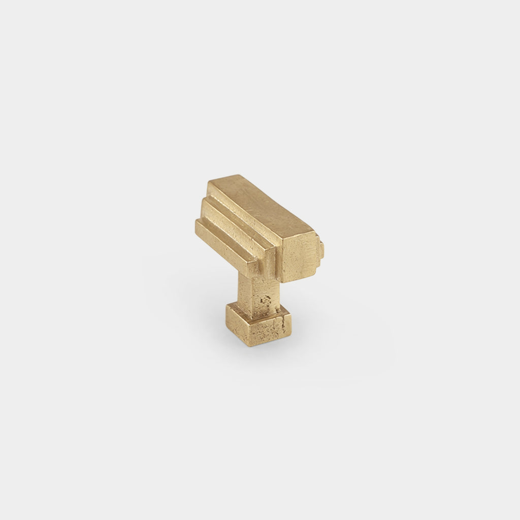 Patout modern brass closet knob, perfect for organizing spaces.