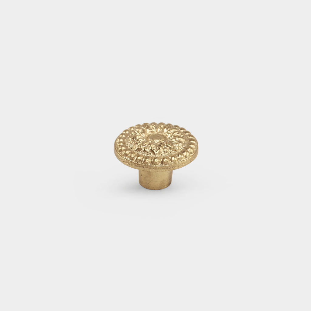 Remon brass knob, exudes timeless elegance in your furnishings.